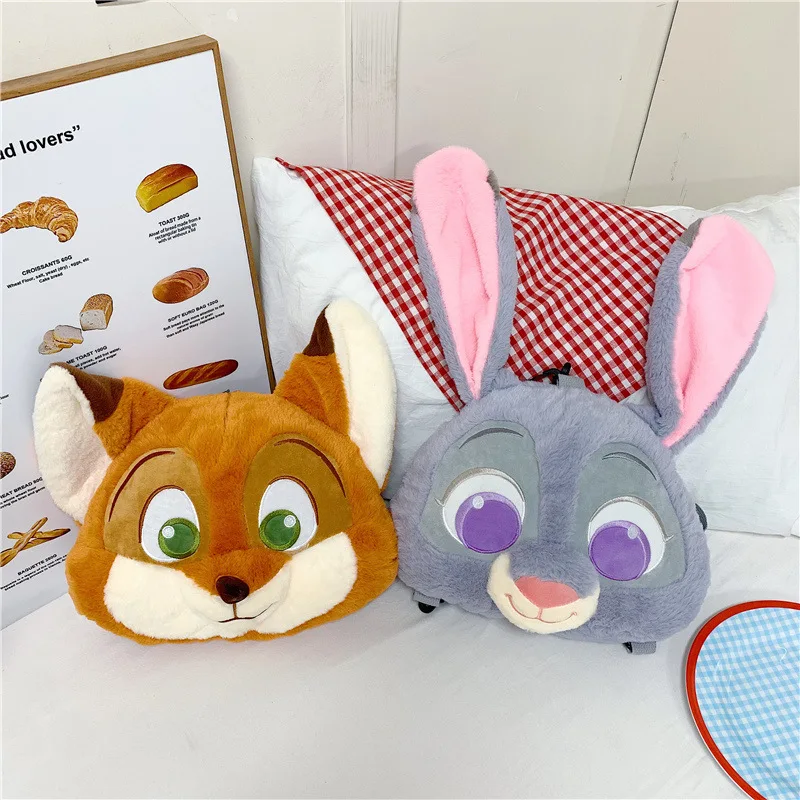 Söt kawaii-ryggsäck i räv- eller kaninform, trendig slingväska för staden och som present 5 Söt kawaii-ryggsäck i räv- eller kaninform, trendig slingväska för staden och som present - Bild 5