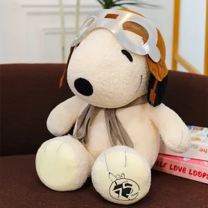 Snoopy panda gosedjur och plyschkudde med pilot- eller reparatörsmotiv i kawaii-stil 12 Snoopy panda gosedjur och plyschkudde med pilot- eller reparatörsmotiv i kawaii-stil