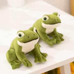 Groda gosedjur med naturtroget, sittande utseende och realistiska detaljer, 12 cm