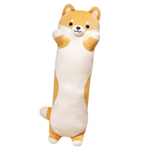 Katt gosedjur i form av lång Shiba Inu-hund, mjuk kudde med Corgi och Chai, 50–150 cm 33 Katt gosedjur i form av lång Shiba Inu-hund, mjuk kudde med Corgi och Chai, 50–150 cm