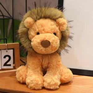 Lejon gosedjur som kramkudde, sött, kungligt och fluffigt, 23–25 cm, födelsedagspresent 8 Lejon gosedjur som kramkudde, sött, kungligt och fluffigt, 23–25 cm, födelsedagspresent