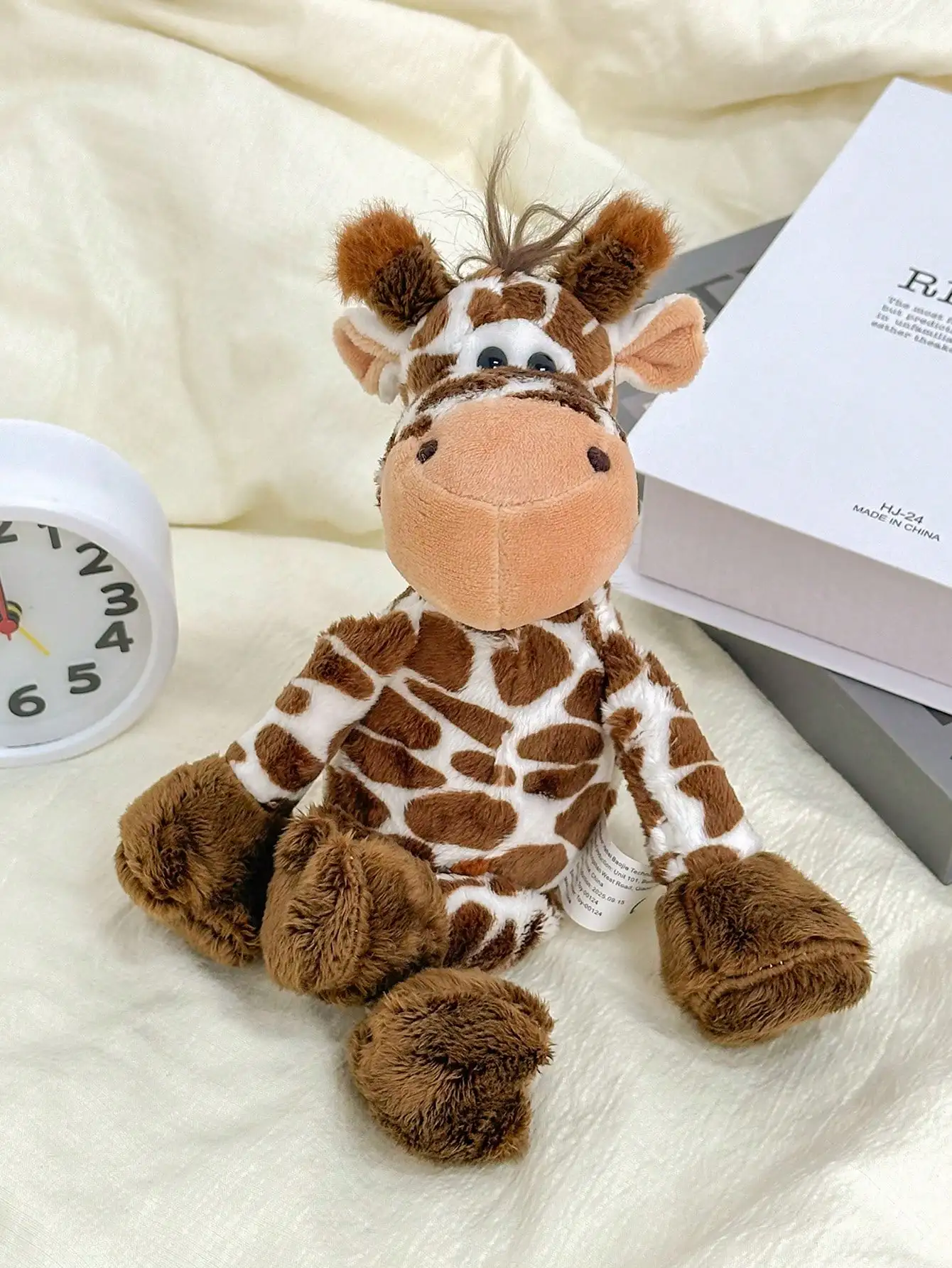 Giraffe gosedjur med söt design, mjukt djungeldjur för hem och soffa, 28 cm 2 Giraffe gosedjur med söt design, mjukt djungeldjur för hem och soffa, 28 cm - Bild 2