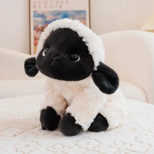 Får gosedjur, fluffig och söt, svartvitt liten fårdocka sött, 18–45 cm 7 Får gosedjur, fluffig och söt, svartvitt liten fårdocka sött, 18–45 cm