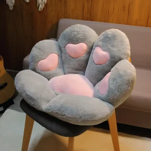 Alternative view of Sittdyna med söt kattass i kawaii-stil, 60 cm, för hemmet, kontoret och vila
