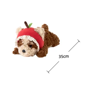 Sött hund gosedjur i kawaii-stil för samling, sovsällskap och födelsedagspresent