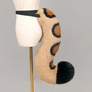 Snow leopard som nyckelring, Furry och Big tail, 80 cm 8 Snow leopard som nyckelring, Furry och Big tail, 80 cm