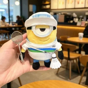 Potdemiel Minions Bob-docka med stråhatt, tecknad samlarfigur som present 28 Potdemiel Minions Bob-docka med stråhatt, tecknad samlarfigur som present