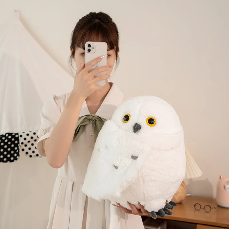 Nighthawk-uggla gosedjur som verklighetstrogen ugglakudde i kawaii-stil, 30–36 cm 5 Nighthawk-uggla gosedjur som verklighetstrogen ugglakudde i kawaii-stil, 30–36 cm - Bild 5