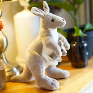 Känguru mother gosedjur med mamma och unge i fickan – mjukisdjur 25 cm 10 Känguru mother gosedjur med mamma och unge i fickan – mjukisdjur 25 cm