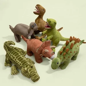 Dinosaurie gosedjur som plyschkudde, Green och Comfortable