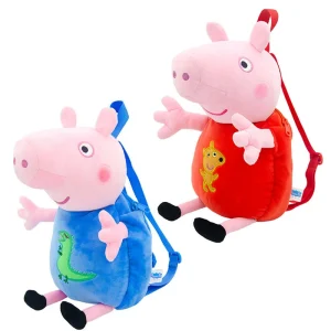 Gris som nyckelring, Peppa or George och söt, ryggsäck grisfigur tecknad stil