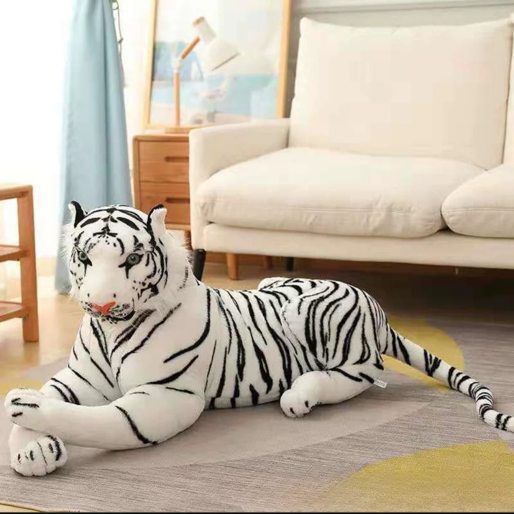 23 cm mjukt tiger gosedjur med babyutseende, skogstema och kuddeform för barn 8 23 cm mjukt tiger gosedjur med babyutseende, skogstema och kuddeform för barn - Bild 8