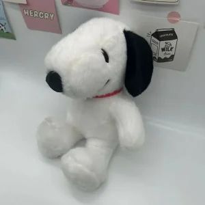 Kramvänlig hundkudde med Snoopy som gosedjur, i söt tecknad stil för soffans ryggstöd