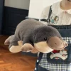 Platypus gosedjur som plyschkudde, Grey och söt, 70–90 cm 20 Platypus gosedjur som plyschkudde, Grey och söt, 70–90 cm