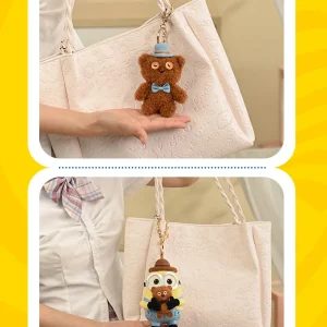 Minions Tim Bear björn gosedjur med Bob, tecknad gentleman-design som present 12 Minions Tim Bear björn gosedjur med Bob, tecknad gentleman-design som present