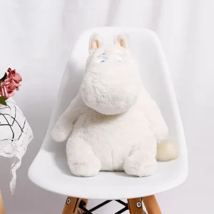 Anka gosedjur som ankakudde, söt och tecknad style, moominsfigur sittande stil, 25 cm