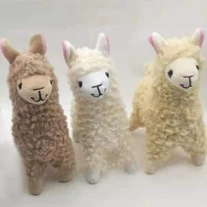 Alpaca gosedjur, söt och mjuk, design olika färgval välja, 23 cm