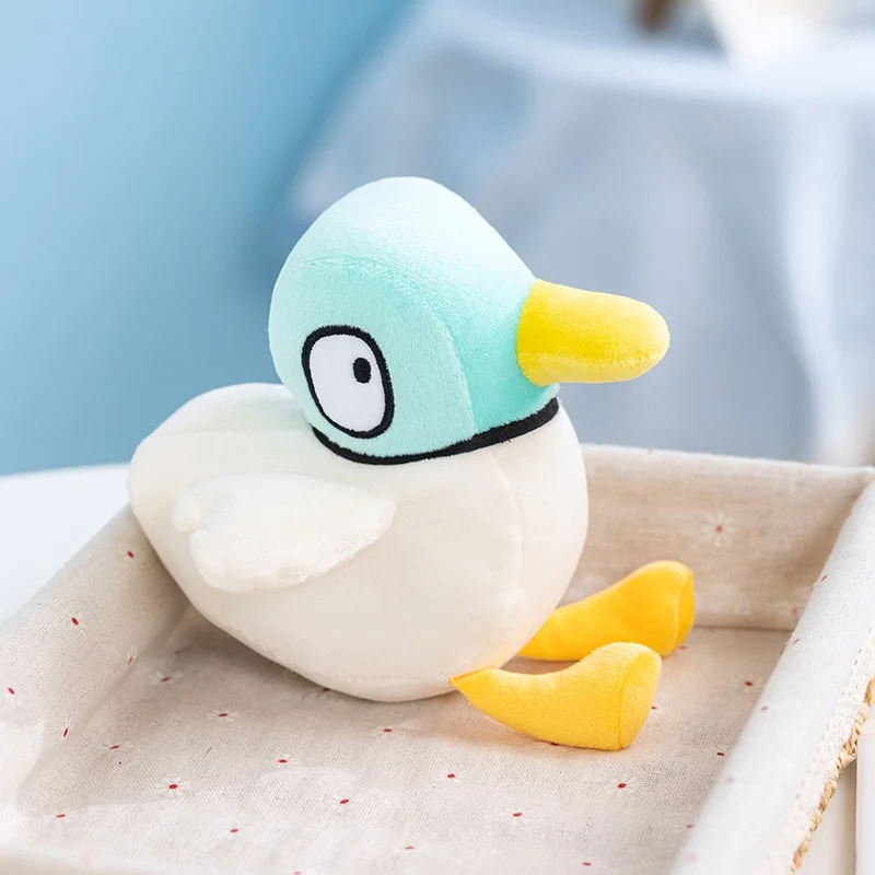 Sarah och Duck anka gosedjur med söt Lucky Duck-design som mjuk kudde för rumsdekor 4 Sarah och Duck anka gosedjur med söt Lucky Duck-design som mjuk kudde för rumsdekor - Bild 4