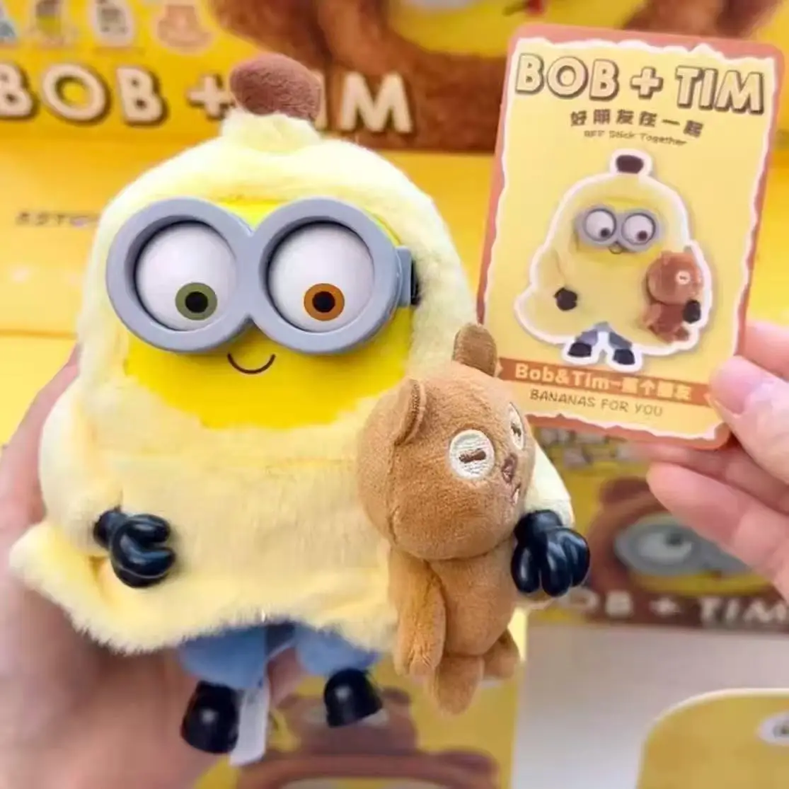 Minions Bob och Tim, söta nyckelringsfigurer i Better Toggther-serien med flera stilar 11 Minions Bob och Tim, söta nyckelringsfigurer i Better Toggther-serien med flera stilar - Bild 11