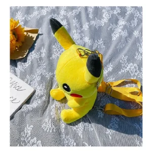 Pokémon Pikachu-ryggsäck i kawaii djurform, japansk animestil för barns skoldagar