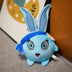 Fem söta regnbågsfärgade kanin gosedjur från Sunny Bunnies, presenter för barn 9 Fem söta regnbågsfärgade kanin gosedjur från Sunny Bunnies, presenter för barn