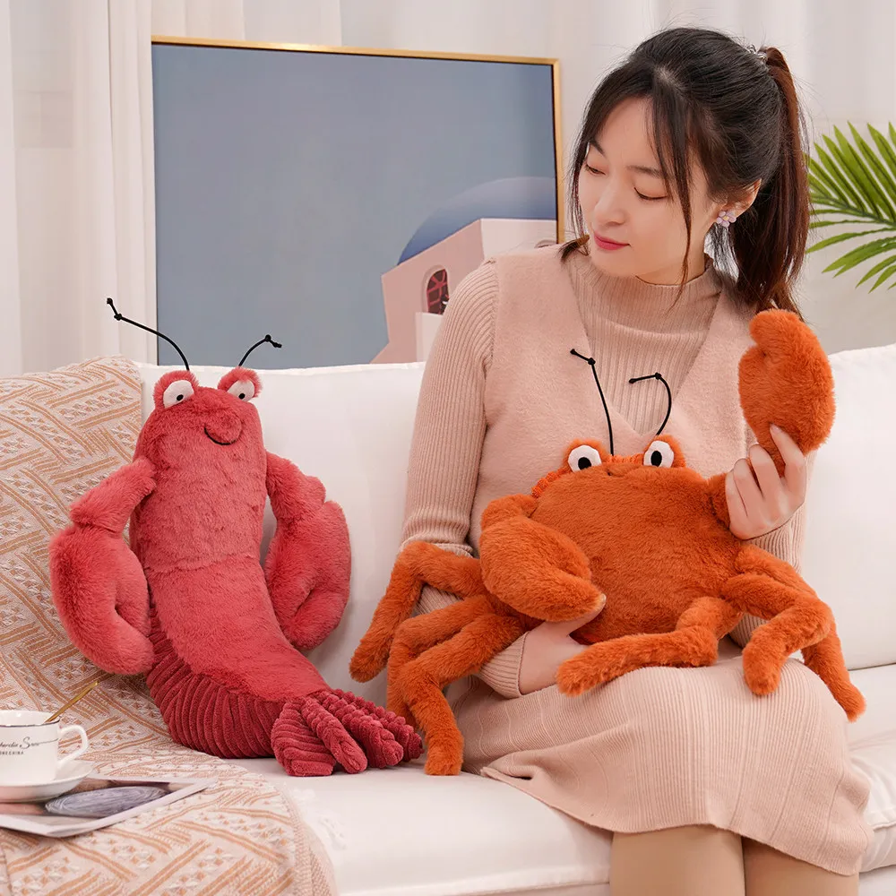 lobster gosedjur med krabba, mjuka och naturtrogna tecknade havsdjur för barn 4 lobster gosedjur med krabba, mjuka och naturtrogna tecknade havsdjur för barn - Bild 4