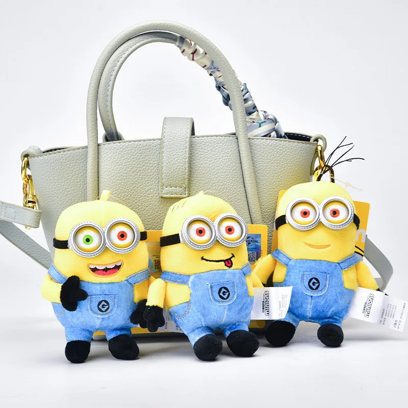 Minions tecknade plyschfigur som kawaii-nyckelring, hänge för ryggsäck och present 2 Minions tecknade plyschfigur som kawaii-nyckelring, hänge för ryggsäck och present - Bild 2
