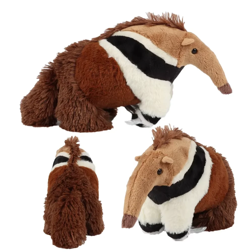 Anteater gosedjur med naturtrogen skogslook, gulligt uttryck och storlek, 22 cm 5 Anteater gosedjur med naturtrogen skogslook, gulligt uttryck och storlek, 22 cm - Bild 5