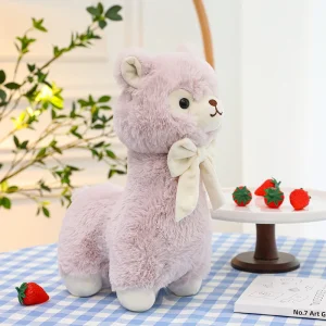 Stående, fluffiga gosedjur i flera figurvarianter med tecknad design, 25–33 cm 17 Stående, fluffiga gosedjur i flera figurvarianter med tecknad design, 25–33 cm