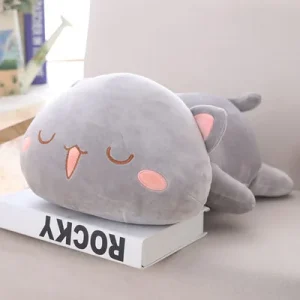 Katt och tvättbjörn gosedjur som plyschkudde, söt och mjuk, 30–65 cm 18 Katt och tvättbjörn gosedjur som plyschkudde, söt och mjuk, 30–65 cm