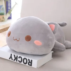 Katt och tvättbjörn gosedjur som plyschkudde, söt och mjuk, 30–65 cm 16 Katt och tvättbjörn gosedjur som plyschkudde, söt och mjuk, 30–65 cm