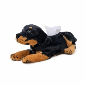 Hund gosedjur med naturtroget valpmotiv och förvaring för näsduksbox, 46 cm 10 Hund gosedjur med naturtroget valpmotiv och förvaring för näsduksbox, 46 cm