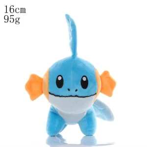 Pokémon-karaktärer gosedjur i kawaiistil, mjuka dockor med gulliga detaljer