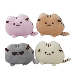 Pusheen-kattgosedjur som söt, knubbig nyckelring och väskberlock, stort, 12 cm