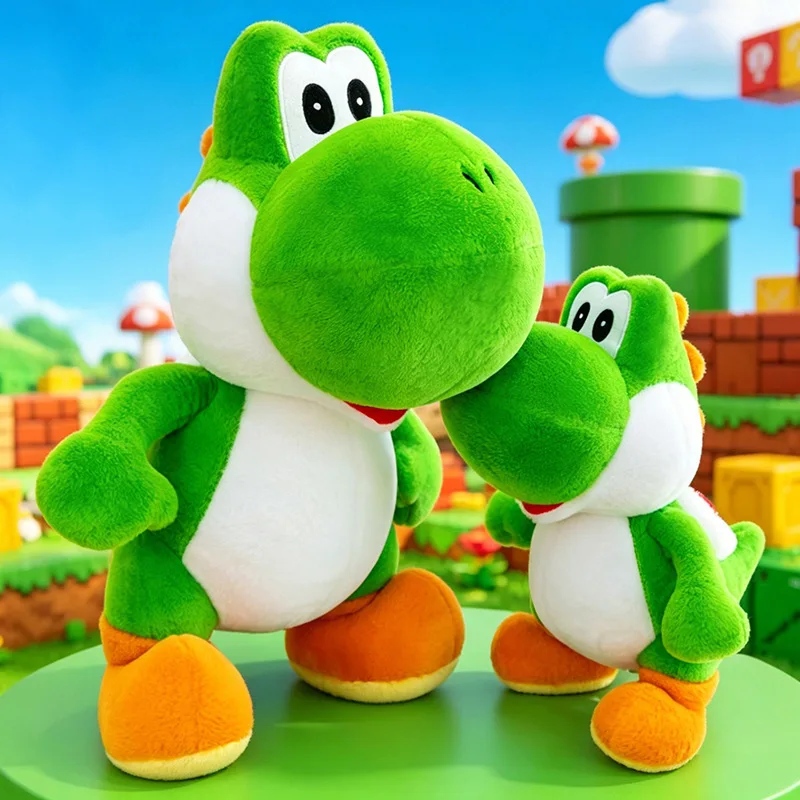Mjuk och bekväm kramkudde med Yoshi som grön dinosaurie, ett sött gosedjur, 40–60 cm 3 Mjuk och bekväm kramkudde med Yoshi som grön dinosaurie, ett sött gosedjur, 40–60 cm - Bild 3