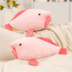 Blobfish gosedjur, med mjuk form och detaljerad, naturtrogen havsdjursdesign, 36 cm