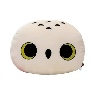Ugglan Hedwig som mjuk kudde med halsduk i animeinspirerad stil, 25–60 cm