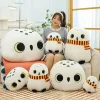 Ugglan Hedwig som mjuk kudde med halsduk i animeinspirerad stil, 25–60 cm