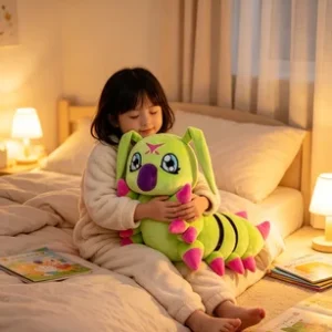 Wormmon gosedjur från anime-serien Digimon Adventure, mjuk stoppad figur på, 40 cm 7 Wormmon gosedjur från anime-serien Digimon Adventure, mjuk stoppad figur på, 40 cm