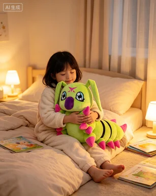 Wormmon gosedjur från anime-serien Digimon Adventure, mjuk stoppad figur på, 40 cm 2 Wormmon gosedjur från anime-serien Digimon Adventure, mjuk stoppad figur på, 40 cm - Bild 2