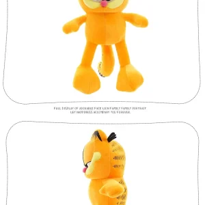 Garfield som rund och fyllig katt, ett gulligt gosedjur i kawaii-stil med mjuk form 13 Garfield som rund och fyllig katt, ett gulligt gosedjur i kawaii-stil med mjuk form
