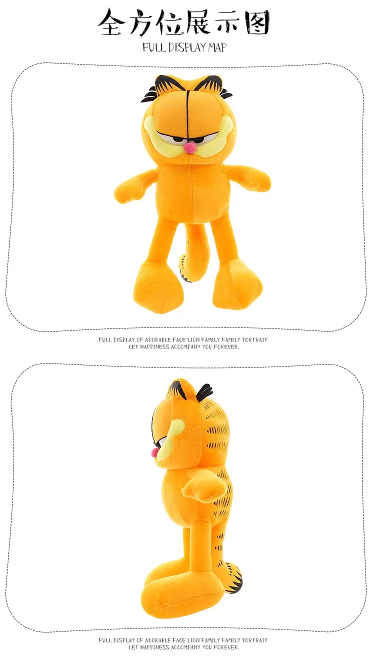 Garfield som rund och fyllig katt, ett gulligt gosedjur i kawaii-stil med mjuk form 6 Garfield som rund och fyllig katt, ett gulligt gosedjur i kawaii-stil med mjuk form - Bild 6