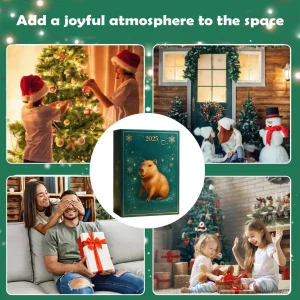 Kapybara adventskalender med julfigurer och julprydnader för nedräkning till jul 9 Kapybara adventskalender med julfigurer och julprydnader för nedräkning till jul