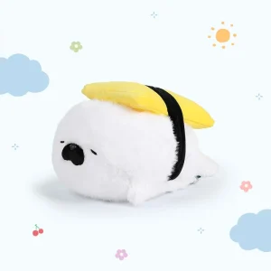 Säl gosedjur som sälkudde, Sushi-themed och söt, 40–70 cm