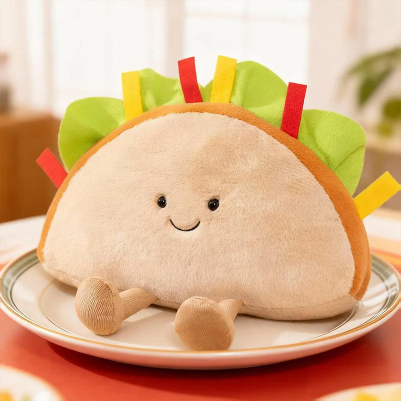 Bread gosedjur i söt anime-stil, som smörgås, pizza, taco eller pommes frites 5 Bread gosedjur i söt anime-stil, som smörgås, pizza, taco eller pommes frites - Bild 5