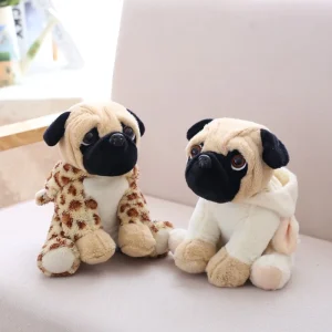 Hund gosedjur, verklighetstrogen och Stuffed, shar naturtrogen mopsstil gullig 15 Hund gosedjur, verklighetstrogen och Stuffed, shar naturtrogen mopsstil gullig