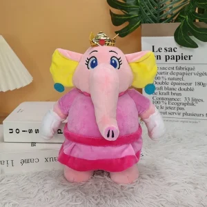 Elefant gosedjur från Super Mario Wonder med Peach, Daisy och Toadette som elefanter