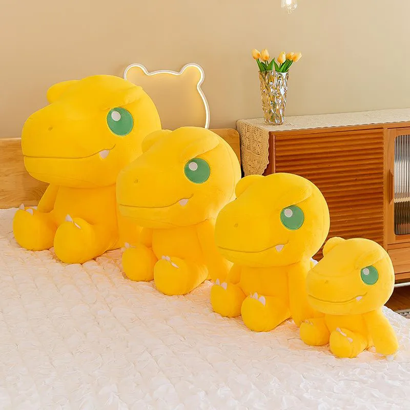 Dinosaurie gosedjur som dinosauriekudde, söt och Yellow, 30–70 cm 4 Dinosaurie gosedjur som dinosauriekudde, söt och Yellow, 30–70 cm - Bild 4