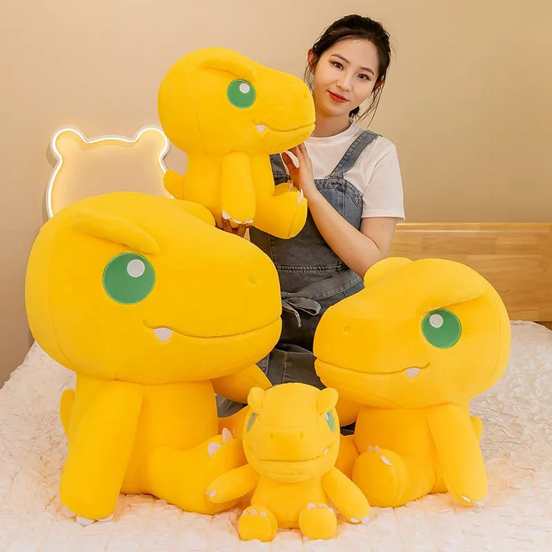 Dinosaurie gosedjur som dinosauriekudde, söt och Yellow, 30–70 cm 6 Dinosaurie gosedjur som dinosauriekudde, söt och Yellow, 30–70 cm - Bild 6
