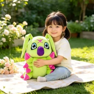 Wormmon gosedjur från anime-serien Digimon Adventure, mjuk stoppad figur på, 40 cm 9 Wormmon gosedjur från anime-serien Digimon Adventure, mjuk stoppad figur på, 40 cm